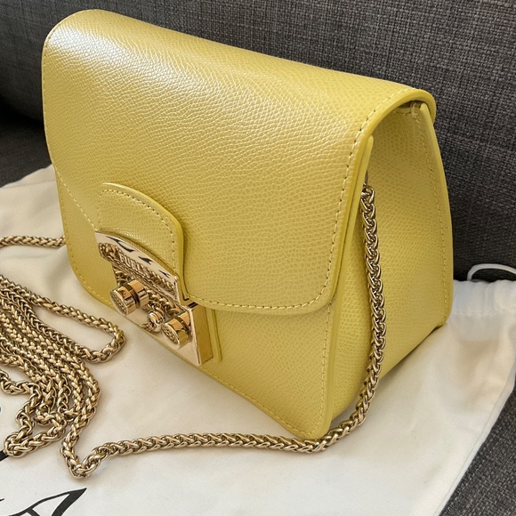 Furla Metropolis Mini Crossbody in Cedro Yellow - Picture 2 of 5